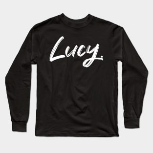 Name Lucy Long Sleeve T-Shirt